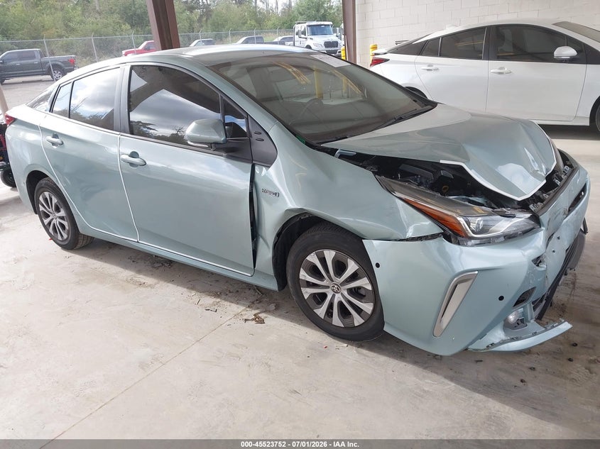 2022 Toyota Prius VIN JTDL9MFU9N3039695 IAAI salvage auction — FRONT END, Bill Of Sale (Washington), sold $9,200 on 2026-07-22 (photo 1)