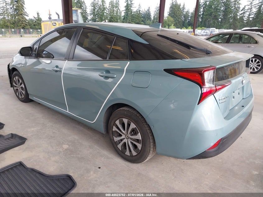2022 Toyota Prius VIN JTDL9MFU9N3039695 IAAI salvage auction — FRONT END, Bill Of Sale (Washington), sold $9,200 on 2026-07-22 (photo 3)