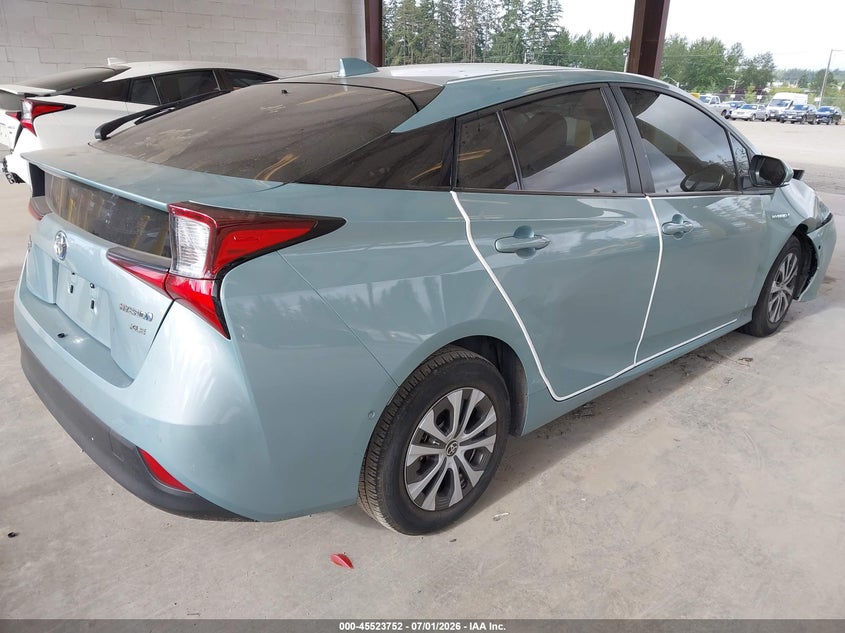 2022 Toyota Prius VIN JTDL9MFU9N3039695 IAAI salvage auction — FRONT END, Bill Of Sale (Washington), sold $9,200 on 2026-07-22 (photo 4)