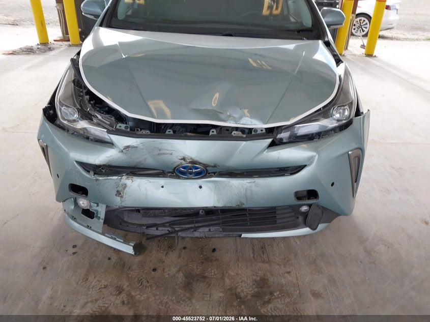 2022 Toyota Prius VIN JTDL9MFU9N3039695 IAAI salvage auction — FRONT END, Bill Of Sale (Washington), sold $9,200 on 2026-07-22 (photo 6)