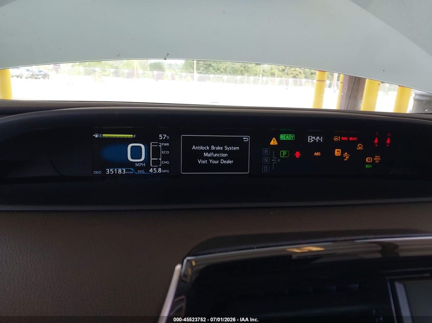 2022 Toyota Prius VIN JTDL9MFU9N3039695 IAAI salvage auction — FRONT END, Bill Of Sale (Washington), sold $9,200 on 2026-07-22 (photo 7)