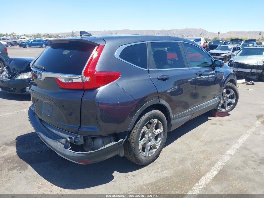 2018 Honda Cr-v VIN 7FARW1H50JE049251 IAAI salvage auction — REAR END, Salvage Title, sold $4,000 on 2026-08-03 (photo 4)
