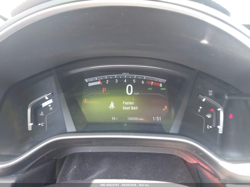 2018 Honda Cr-v VIN 7FARW1H50JE049251 IAAI salvage auction — REAR END, Salvage Title, sold $4,000 on 2026-08-03 (photo 7)