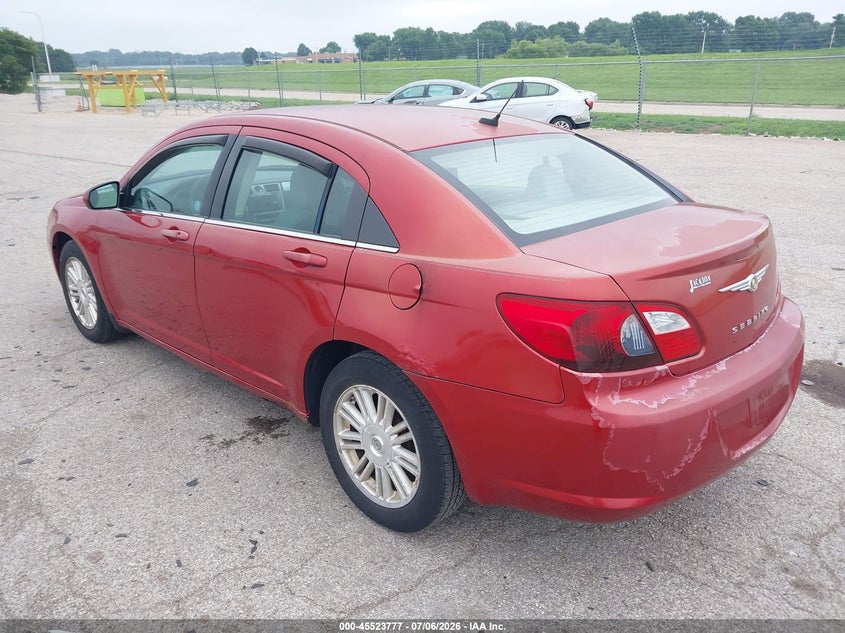 2007 Chrysler Sebring VIN 1C3LC56KX7N564136 IAAI salvage auction — NORMAL WEAR, Clear (Illinois), sold $325 on 2026-07-08 (photo 3)