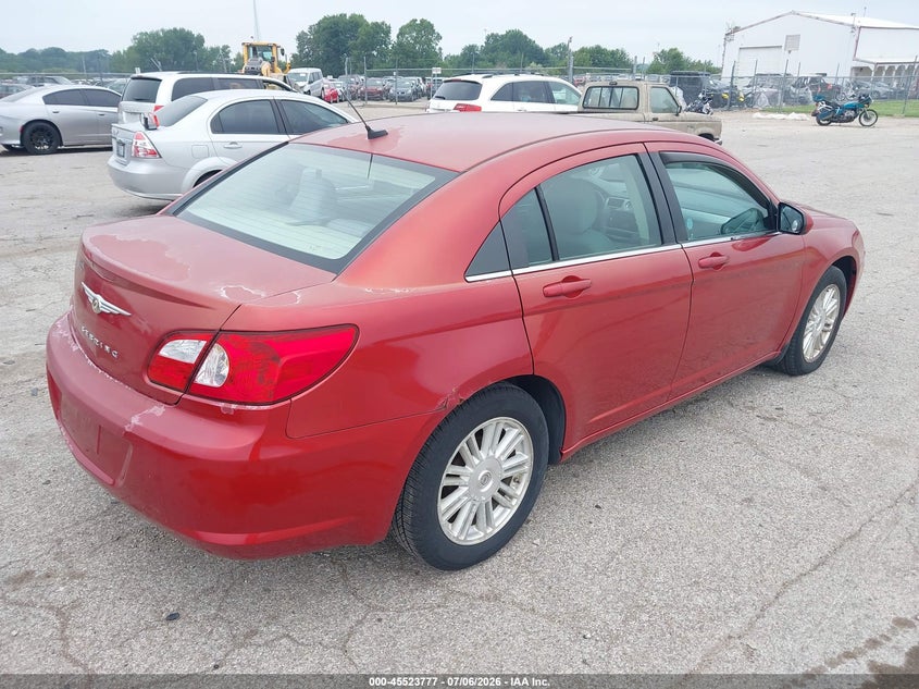 2007 Chrysler Sebring VIN 1C3LC56KX7N564136 IAAI salvage auction — NORMAL WEAR, Clear (Illinois), sold $325 on 2026-07-08 (photo 4)