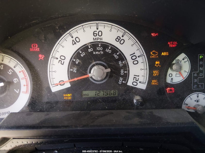 2007 Toyota Fj cruiser VIN JTEBU11F170074247 IAAI salvage auction — FRONT END, Salvage (Nevada), sold $3,200 on 2026-07-17 (photo 7)