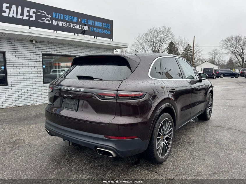 2021 Porsche Cayenne VIN WP1AA2AY2MDA03187 IAAI salvage auction — UNKNOWN, Clear (Texas), sold $12,350 on 2026-08-19 (photo 4)