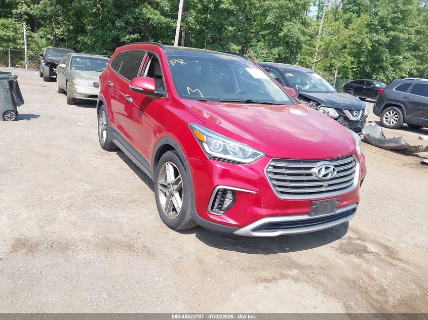 2017 Hyundai Santa fe VIN KM8SRDHFXHU208479 IAAI salvage auction — NORMAL WEAR, Clear (Maryland), sold $2,400 on 2026-07-15 (photo 1)