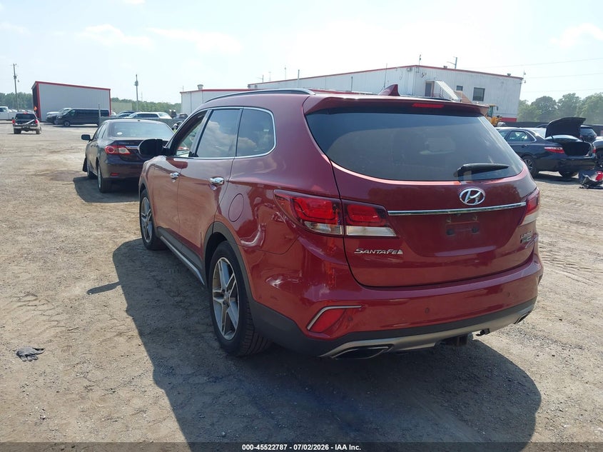 2017 Hyundai Santa fe VIN KM8SRDHFXHU208479 IAAI salvage auction — NORMAL WEAR, Clear (Maryland), sold $2,400 on 2026-07-15 (photo 3)