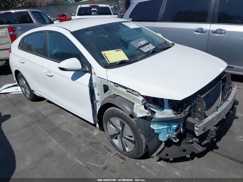 2020 Hyundai Ioniq VIN KMHC65LCXLU237151 IAAI salvage auction — FRONT END, Salvage Title, sold $5,725 on 2026-07-15 (photo 1)