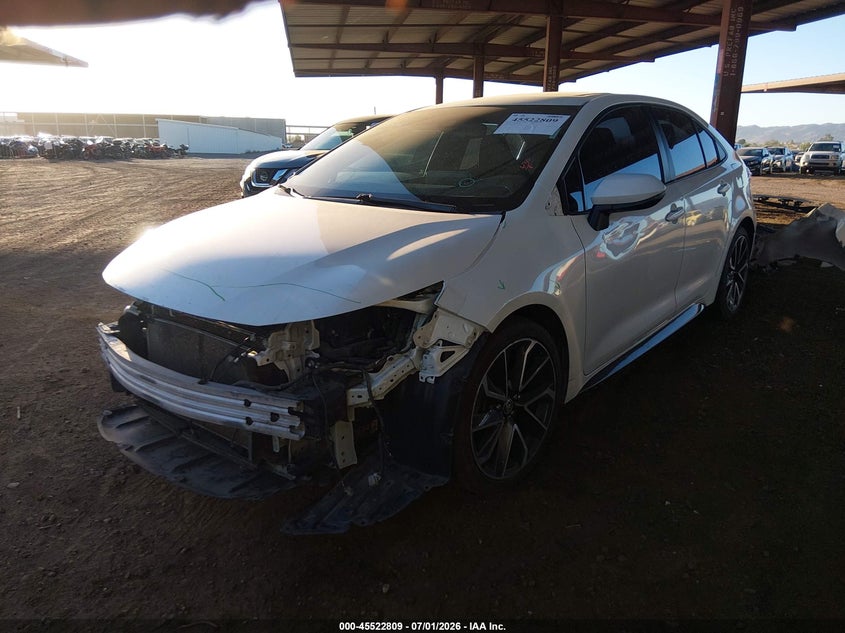 2020 Toyota Corolla VIN 5YFT4RCE2LP045125 IAAI salvage auction — RIGHT FRONT, Salvage (Arizona), sold $6,100 on 2026-07-28 (photo 2)