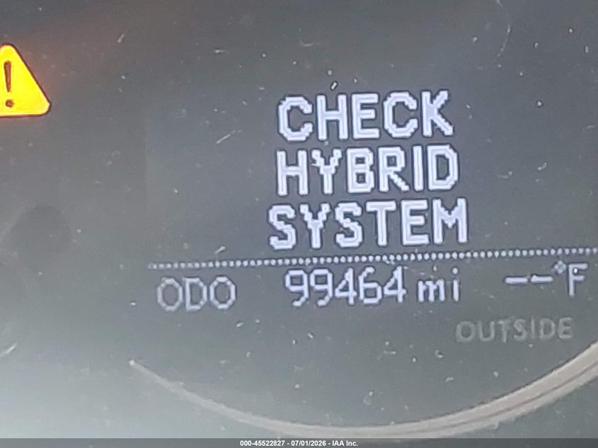 2012 Lexus Ct VIN JTHKD5BH5C2109476 IAAI salvage auction — NORMAL WEAR, Rebuilt/Restored (Utah), sold $275 on 2026-07-09 (photo 7)