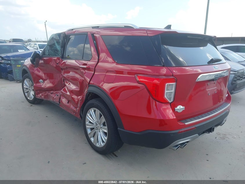 2024 Ford Explorer VIN 1FM5K8LC9RGA43496 IAAI salvage auction — SIDE, Salvage (Texas), sold $10,600 on 2026-07-28 (photo 3)