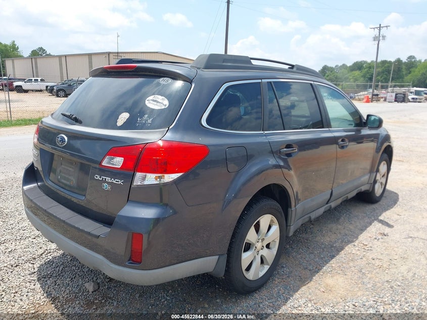 2012 Subaru Outback VIN 4S4BRCCC4C3246750 IAAI salvage auction — NORMAL WEAR, Salvage Title, sold $375 on 2026-09-07 (photo 4)