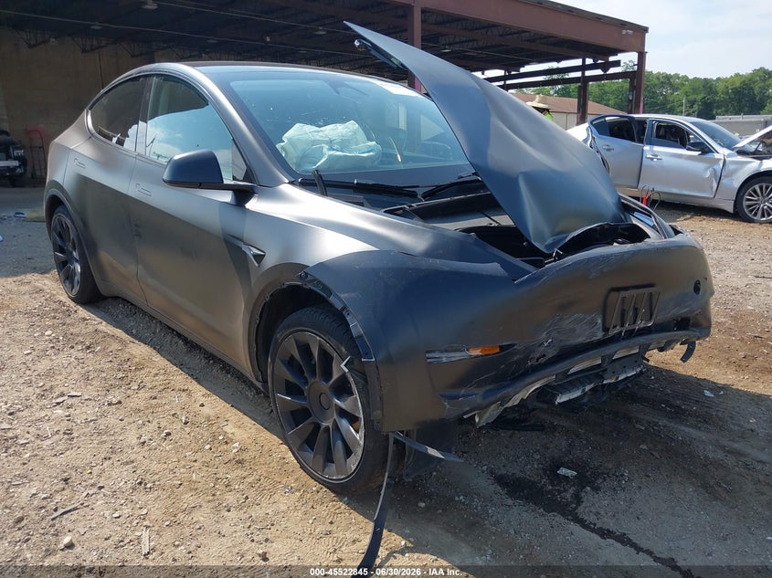 2023 Tesla Model y VIN 7SAYGDEE4PA172912 IAAI salvage auction — FRONT END, Salvage Title, sold $8,100 on 2026-07-31 (photo 1)
