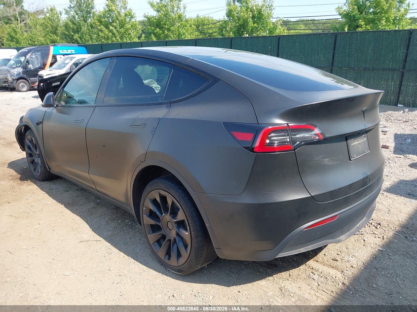 2023 Tesla Model y VIN 7SAYGDEE4PA172912 IAAI salvage auction — FRONT END, Salvage Title, sold $8,100 on 2026-07-31 (photo 3)