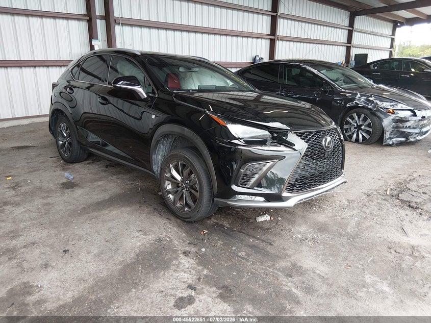 2020 Lexus Nx VIN JTJSARBZXL2174296 — IAAI salvage auction photo