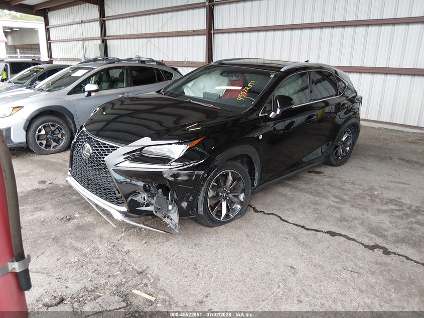 2020 Lexus Nx VIN JTJSARBZXL2174296 IAAI salvage auction — FRONT END, Rebuildable (Florida), sold $8,600 on 2026-07-28 (photo 2)