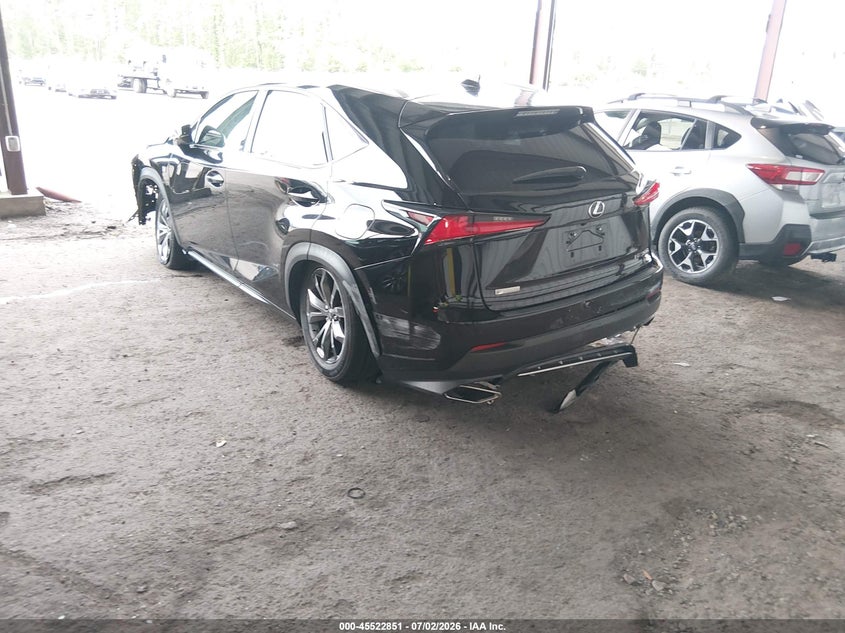 2020 Lexus Nx VIN JTJSARBZXL2174296 IAAI salvage auction — FRONT END, Rebuildable (Florida), sold $8,600 on 2026-07-28 (photo 3)