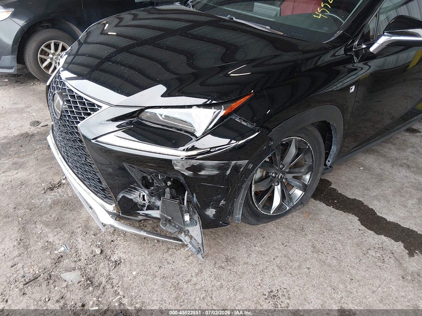 2020 Lexus Nx VIN JTJSARBZXL2174296 IAAI salvage auction — FRONT END, Rebuildable (Florida), sold $8,600 on 2026-07-28 (photo 6)