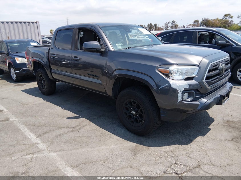 2019 Toyota Tacoma VIN 5TFAX5GN9KX160709 IAAI salvage auction — LEFT REAR, Salvage (California), sold $6,800 on 2026-07-29 (photo 1)