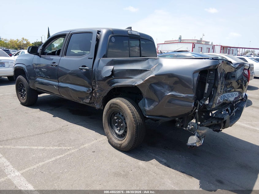 2019 Toyota Tacoma VIN 5TFAX5GN9KX160709 IAAI salvage auction — LEFT REAR, Salvage (California), sold $6,800 on 2026-07-29 (photo 3)