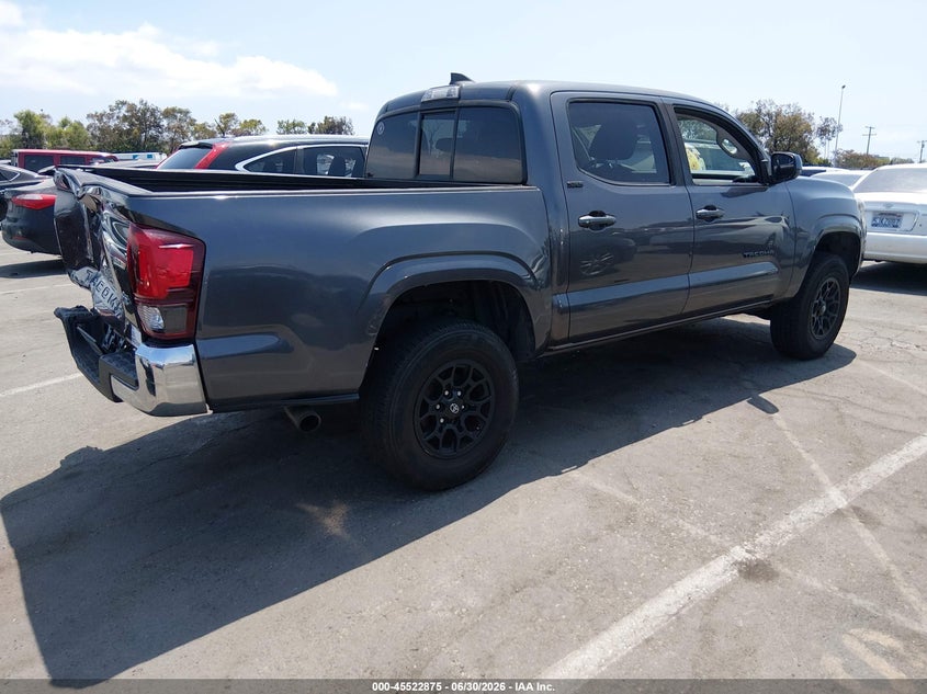 2019 Toyota Tacoma VIN 5TFAX5GN9KX160709 IAAI salvage auction — LEFT REAR, Salvage (California), sold $6,800 on 2026-07-29 (photo 4)