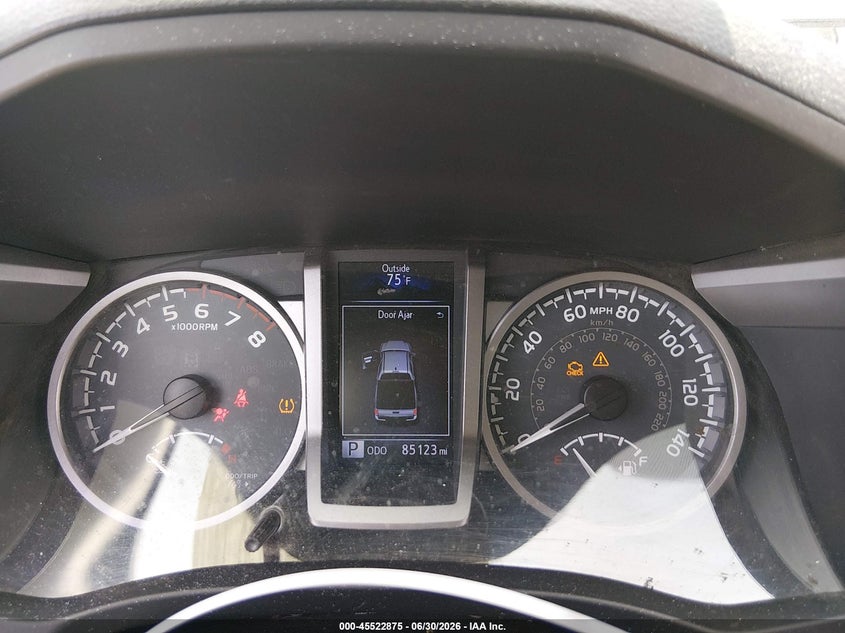 2019 Toyota Tacoma VIN 5TFAX5GN9KX160709 IAAI salvage auction — LEFT REAR, Salvage (California), sold $6,800 on 2026-07-29 (photo 7)