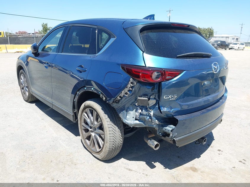 2021 Mazda Cx-5 VIN JM3KFBDM7M0302043 IAAI salvage auction — REAR END, Salvage Title, sold $7,100 on 2026-07-10 (photo 3)