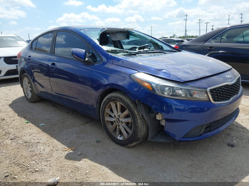 2017 Kia Forte VIN 3KPFL4A73HE140132 IAAI salvage auction — THEFT, Salvage (Texas), sold $1,100 on 2026-07-12 (photo 1)