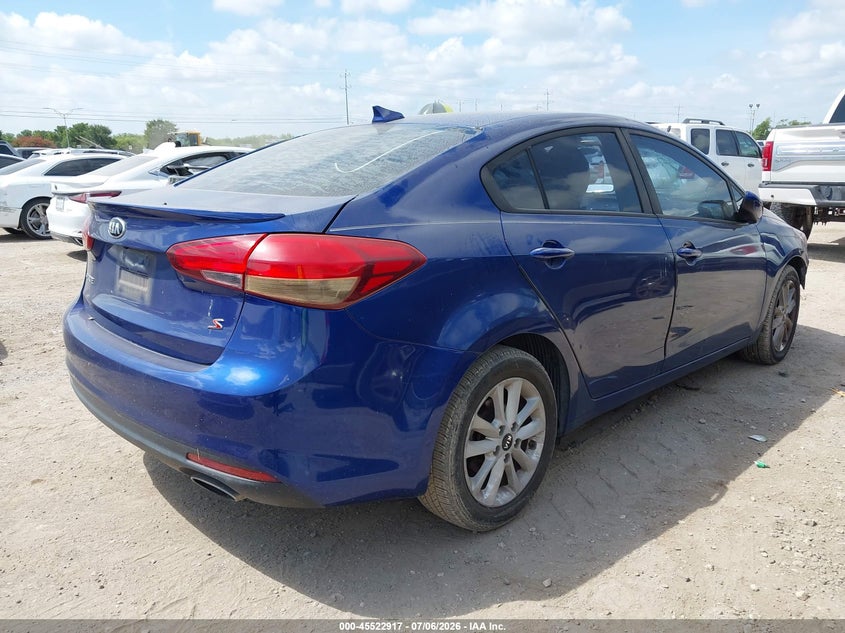 2017 Kia Forte VIN 3KPFL4A73HE140132 IAAI salvage auction — THEFT, Salvage (Texas), sold $1,100 on 2026-07-12 (photo 4)