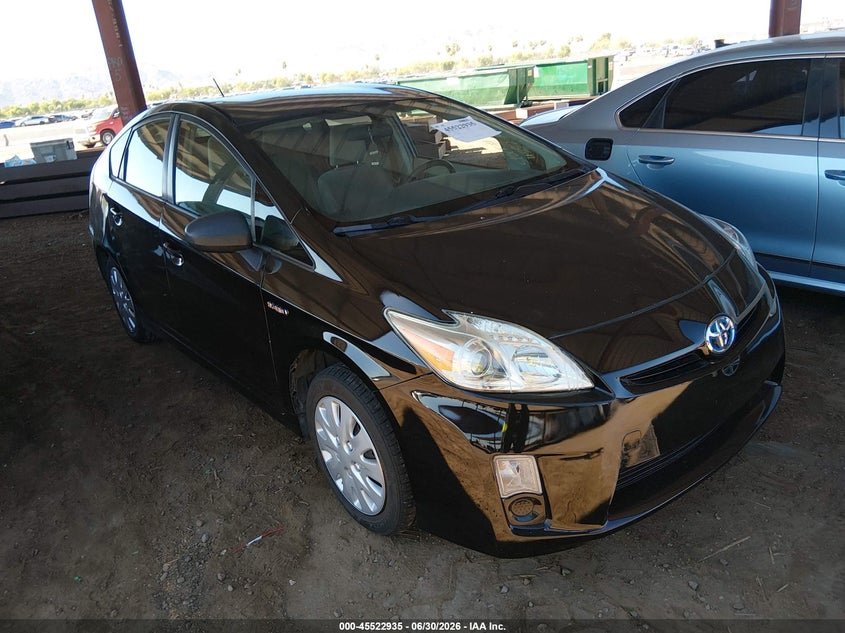 2011 Toyota Prius VIN JTDKN3DU6B5365281 IAAI salvage auction — NORMAL WEAR, Clear-Dealer Only (Arizona), sold $975 on 2026-07-28 (photo 1)