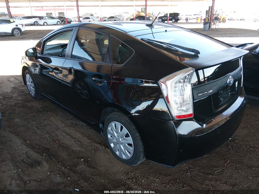 2011 Toyota Prius VIN JTDKN3DU6B5365281 IAAI salvage auction — NORMAL WEAR, Clear-Dealer Only (Arizona), sold $975 on 2026-07-28 (photo 3)