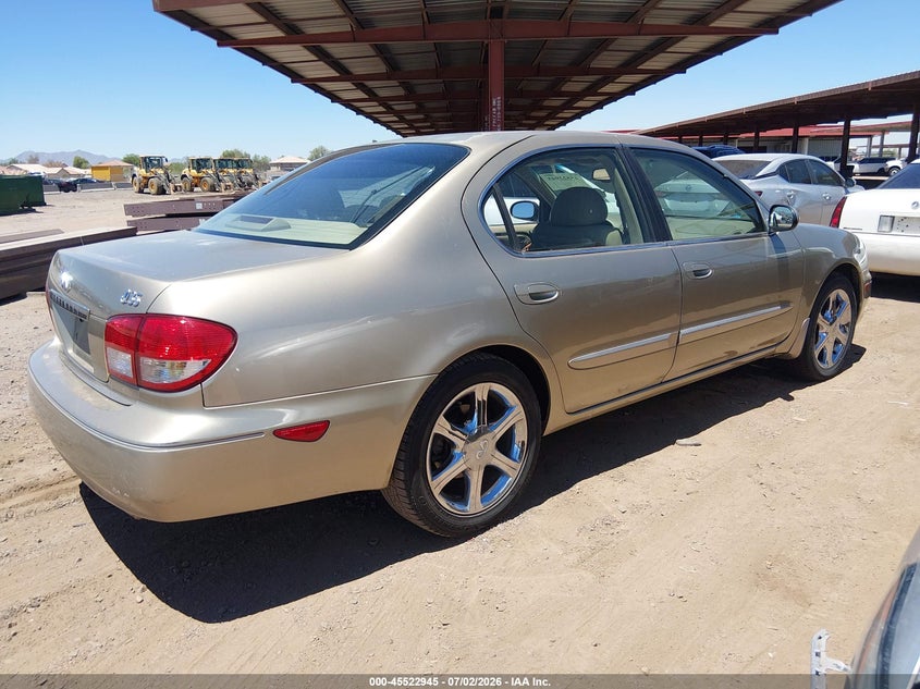 2003 Infiniti I35 VIN JNKDA31A93T104589 IAAI salvage auction — NORMAL WEAR, Clear-Dealer Only (Arizona), sold $1,250 on 2026-07-14 (photo 4)