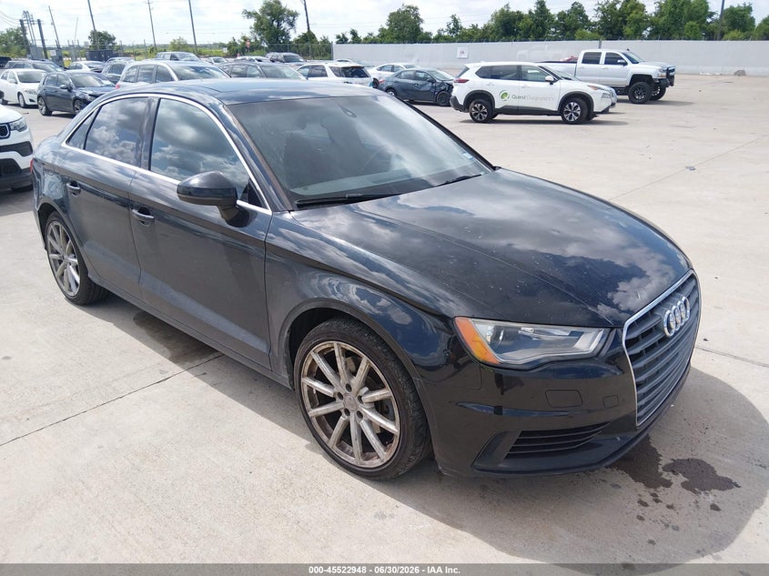 2015 Audi A3 VIN WAUCCGFF2F1018041 IAAI salvage auction — UNDERCARRIAGE, Original (Texas), sold $1,225 on 2026-07-31 (photo 1)