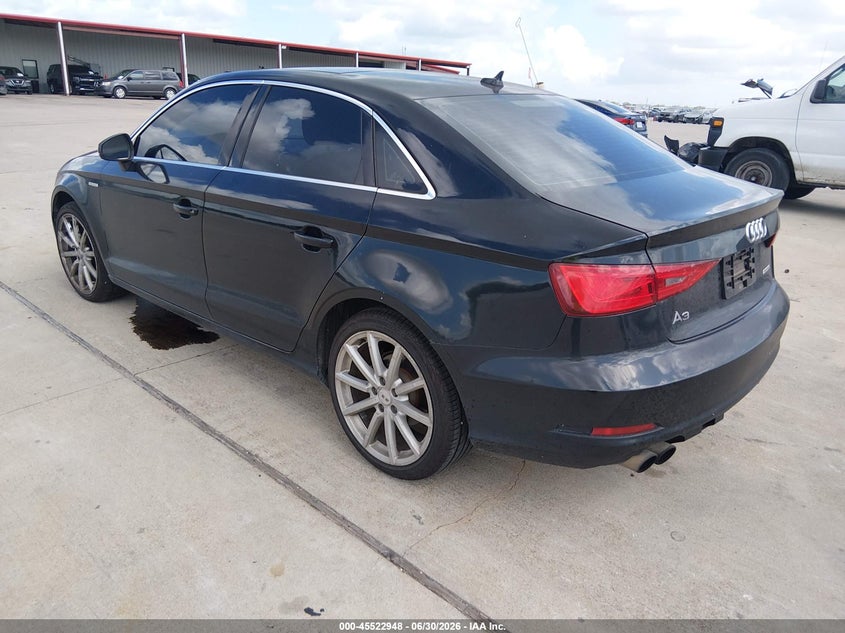 2015 Audi A3 VIN WAUCCGFF2F1018041 IAAI salvage auction — UNDERCARRIAGE, Original (Texas), sold $1,225 on 2026-07-31 (photo 3)