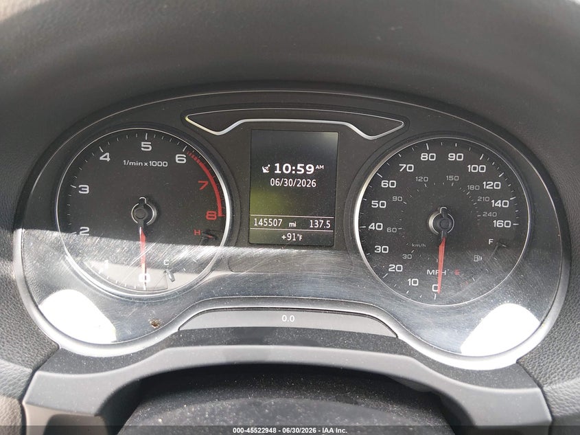 2015 Audi A3 VIN WAUCCGFF2F1018041 IAAI salvage auction — UNDERCARRIAGE, Original (Texas), sold $1,225 on 2026-07-31 (photo 7)