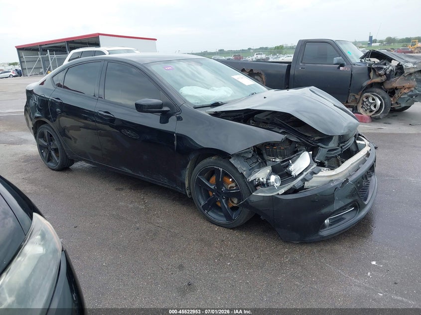 2014 Dodge Dart VIN 1C3CDFBBXED859703 IAAI salvage auction — FRONT END, Salvage Title, sold $725 on 2026-09-03 (photo 1)