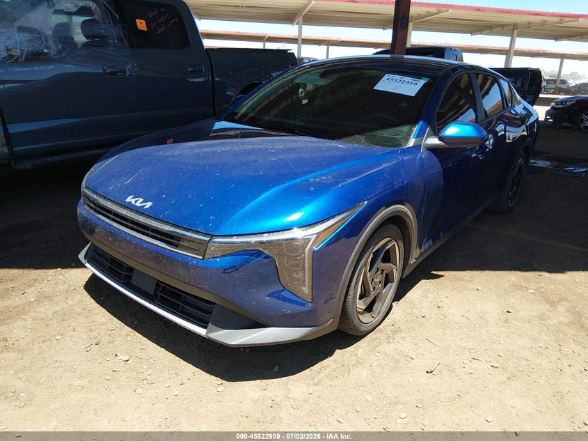 2025 Kia K4 VIN 3KPFU4DE7SE174752 IAAI salvage auction — REAR END, Salvage Title, sold $7,500 on 2026-08-18 (photo 2)