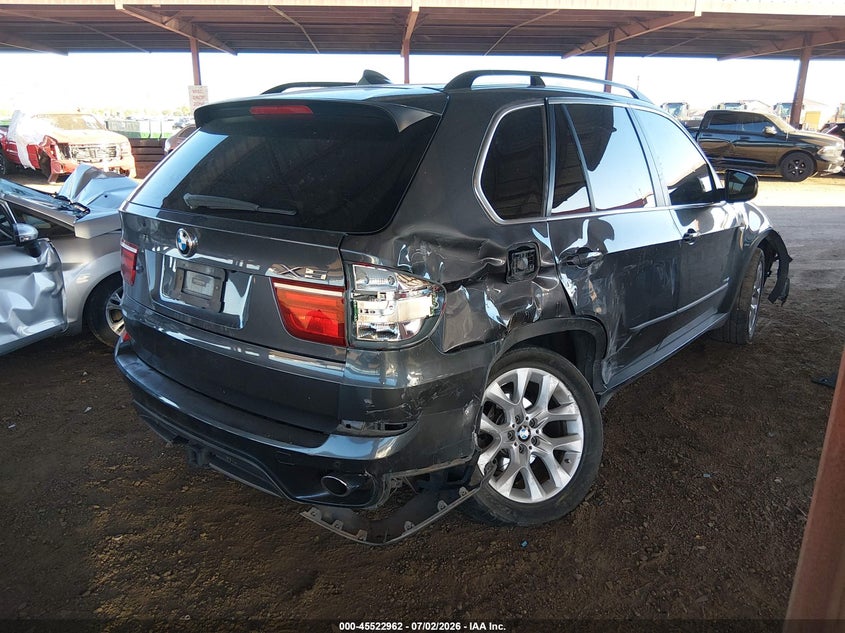 2013 BMW X5 VIN 5UXZV4C56DL993336 IAAI salvage auction — RIGHT REAR, Salvage Title, sold $25 on 2026-07-28 (photo 4)