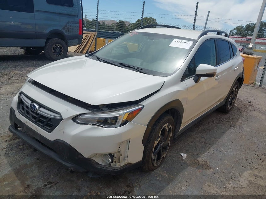 2021 Subaru Xv VIN JF2GTHMC1M8234360 IAAI salvage auction — FRONT & REAR, Salvage Title, sold $5,250 on 2026-07-23 (photo 2)