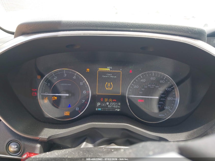2021 Subaru Xv VIN JF2GTHMC1M8234360 IAAI salvage auction — FRONT & REAR, Salvage Title, sold $5,250 on 2026-07-23 (photo 7)