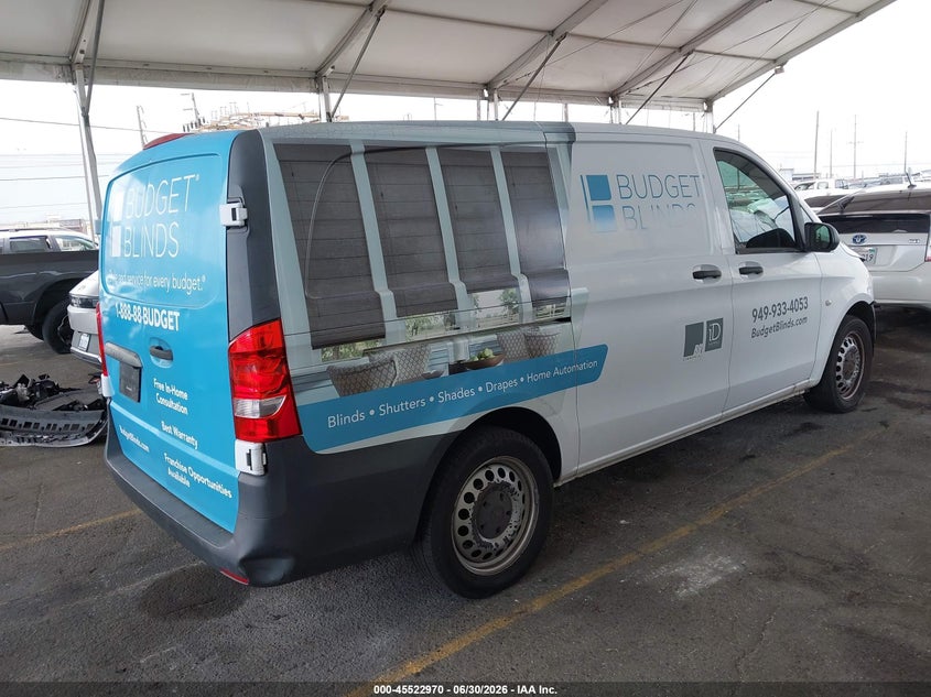 2016 Mercedes-benz Metris VIN WD3PG2EAXG3199567 IAAI salvage auction — FRONT END, Salvage Title, sold $5,075 on 2026-07-14 (photo 4)