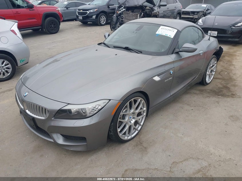 2013 BMW Z4 VIN WBALM7C52DE385648 IAAI salvage auction — REAR END, Salvage (California), sold $7,300 on 2026-07-16 (photo 2)
