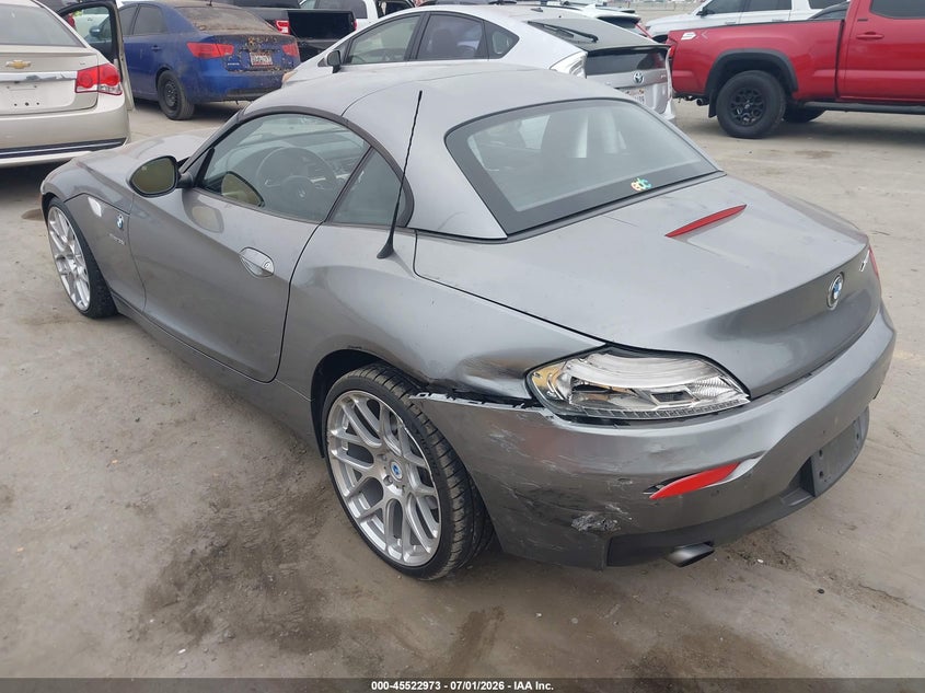 2013 BMW Z4 VIN WBALM7C52DE385648 IAAI salvage auction — REAR END, Salvage (California), sold $7,300 on 2026-07-16 (photo 3)