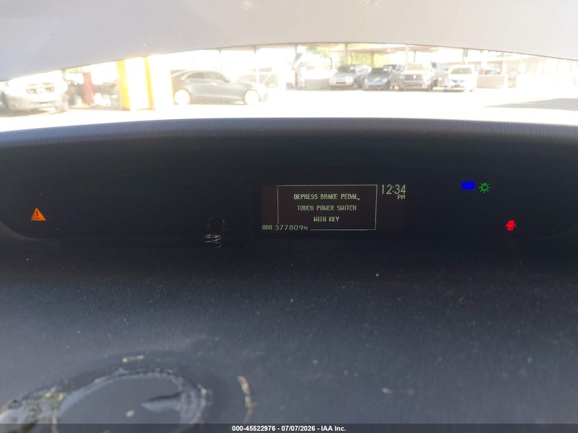 2013 Toyota Prius VIN JTDKN3DU0D1672522 IAAI salvage auction — NORMAL WEAR, Clear (Arizona), sold $625 on 2026-07-28 (photo 7)