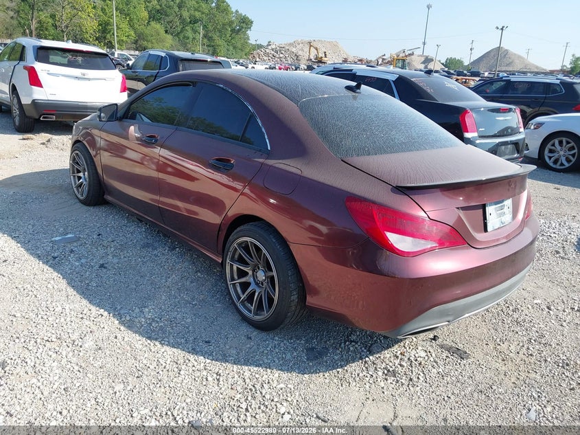 2017 Mercedes-benz Cla-klasse VIN WDDSJ4GB3HN407612 IAAI salvage auction — WATER/FLOOD, Salvage (Illinois), sold $2,200 on 2026-08-19 (photo 3)