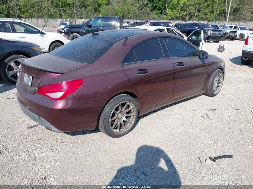 2017 Mercedes-benz Cla-klasse VIN WDDSJ4GB3HN407612 IAAI salvage auction — WATER/FLOOD, Salvage (Illinois), sold $2,200 on 2026-08-19 (photo 4)