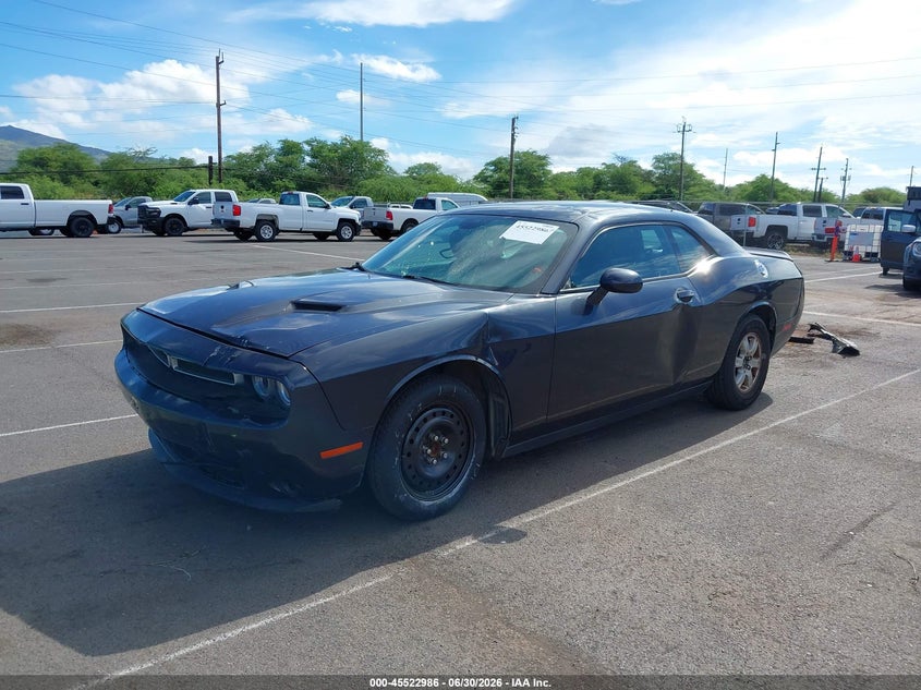 2018 Dodge Challenger VIN 2C3CDZAG8JH237466 IAAI salvage auction — FRONT END, Salvage Title, sold $3,000 on 2026-08-04 (photo 2)