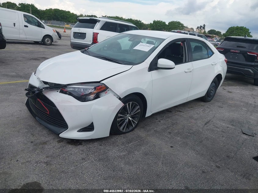 2019 Toyota Corolla VIN 5YFBURHE3KP930937 IAAI salvage auction — FRONT END, Salvage Title, sold $2,500 on 2026-07-23 (photo 2)
